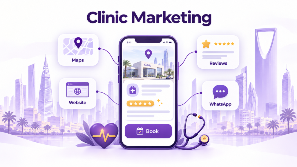 digital marketing for clinics in Riyadh